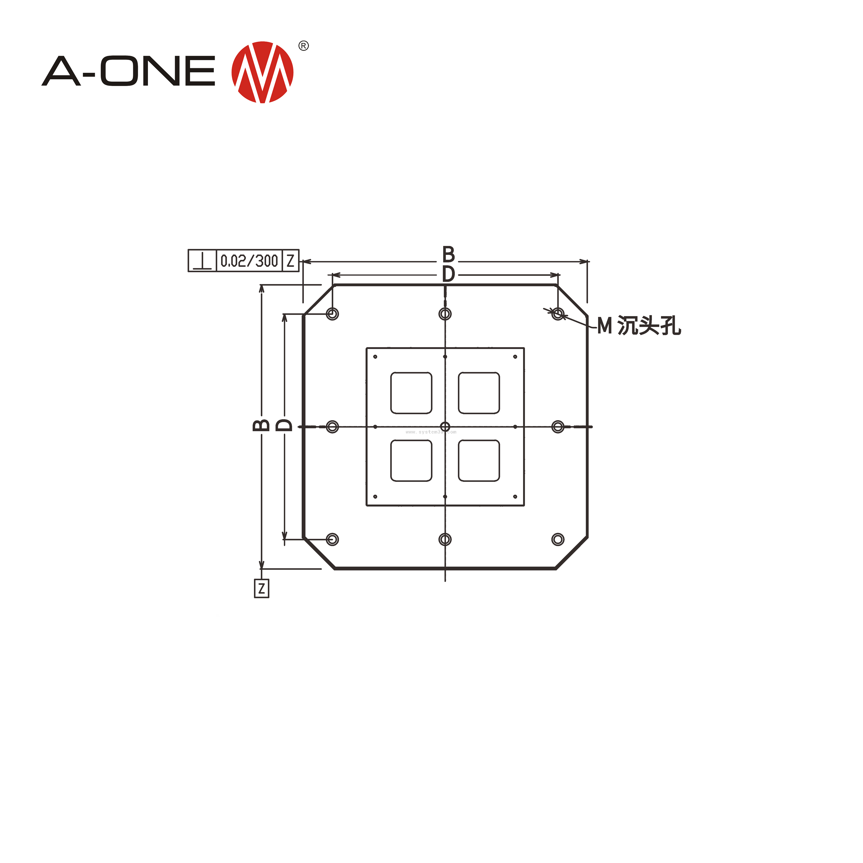 MC Square Tooling oszlop 3A-130001